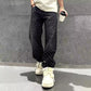 Jacquard-denim-jeans