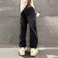 Jacquard-denim-jeans